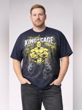 Navy 'King the Cage' Graphic Tee for Kids